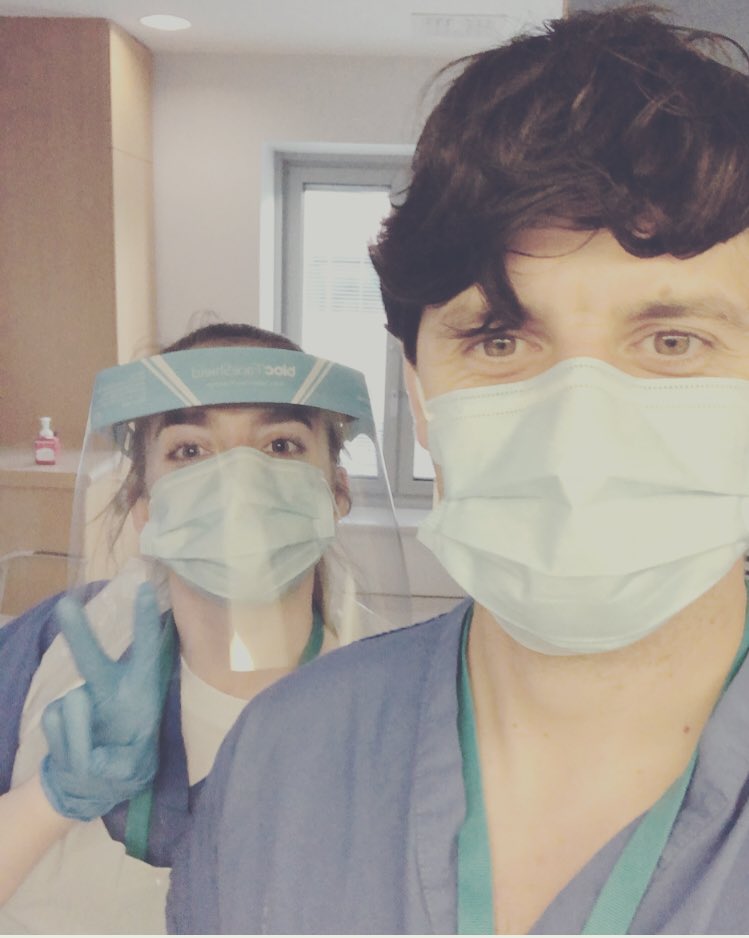 My last shift in the hospital with this geek. One thing I’ve learnt this past 4 months is that it doesn’t matter how many times nurses go on strike, they will never be paid enough. Incredible men &amp; women who embarrass you with their empathy and compassion ⭐️