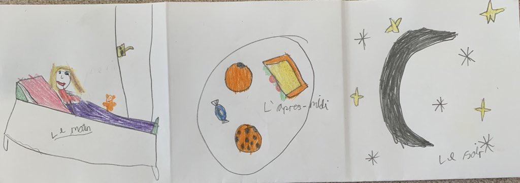 OPA_Newstead's tweet photo. Some great French work so far this week in our Year 2 bubble! #OPAMFL @claregroves19 https://t.co/7xgLlWbcim