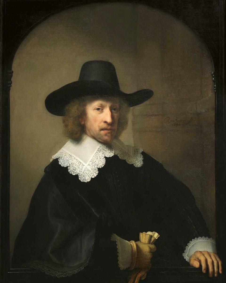 Did you know that this portrait is the only #Rembrandt painting in Belgium which can be seen publicly?  Find it at the #Brussels’ #OldMastersMuseum which has opened doors again. For more information fine-arts-museum.be 📷 Portrait of Nicolaas van Bambeeck, 1641. © RMFAB