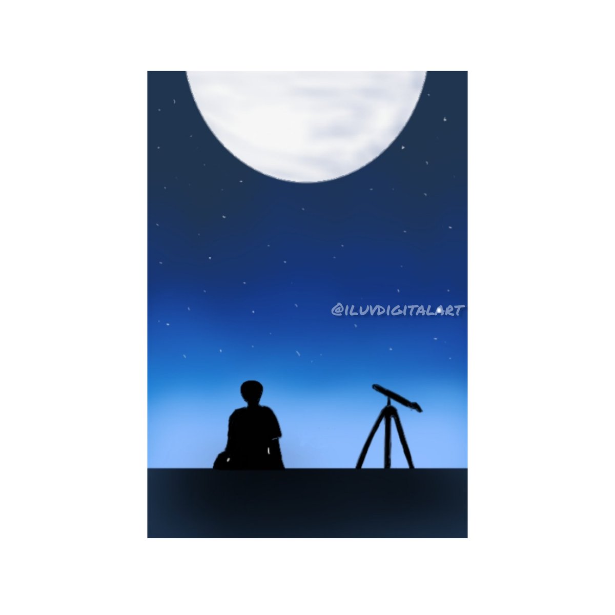 iluvdigitalart's tweet photo. Always aim for the moon, If you miss you may hit a star 😇
#beginnerart #digitalart #beginnerdigitalart #GoodNightTwitterWorld #positivevibes #digitalpainting #digitalartontwitter https://t.co/eMd0fyBFb0