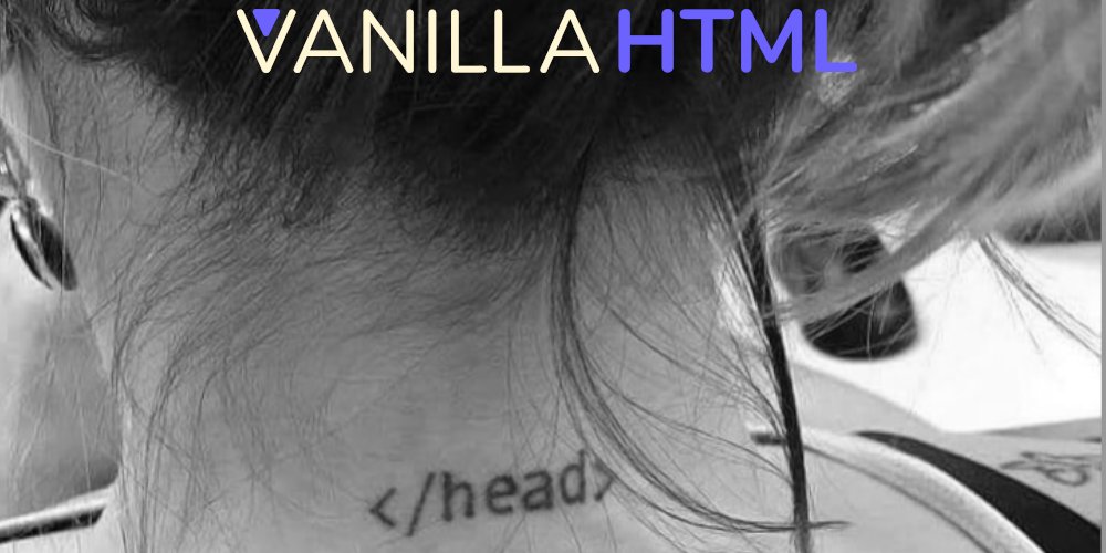 Vanilla_HTML's tweet image. VanillaHTML is a simple framework and boilerplate for websites that is basic HTML, JS &amp;amp; CSS.

There&apos;s nothing to learn 🧐

VanillaHTML.com