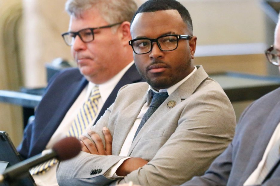 RollingStone's tweet photo. Mississippi's youngest black lawmaker on the fight to remove the Confederate flag https://t.co/MwPArK2hrn https://t.co/bfGstDNjEG