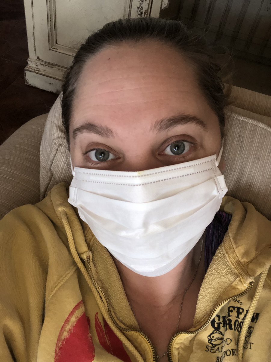 I’m still coughing, exhausted & can’t taste anything (weirdest  #COVID symptom), but I’m grateful my fever’s gone, body aches are improving & I’m quarantining at home. #WearAMask — it’s not political. It protects our families & communities from a virus I’d not wish on anyone. 9/9