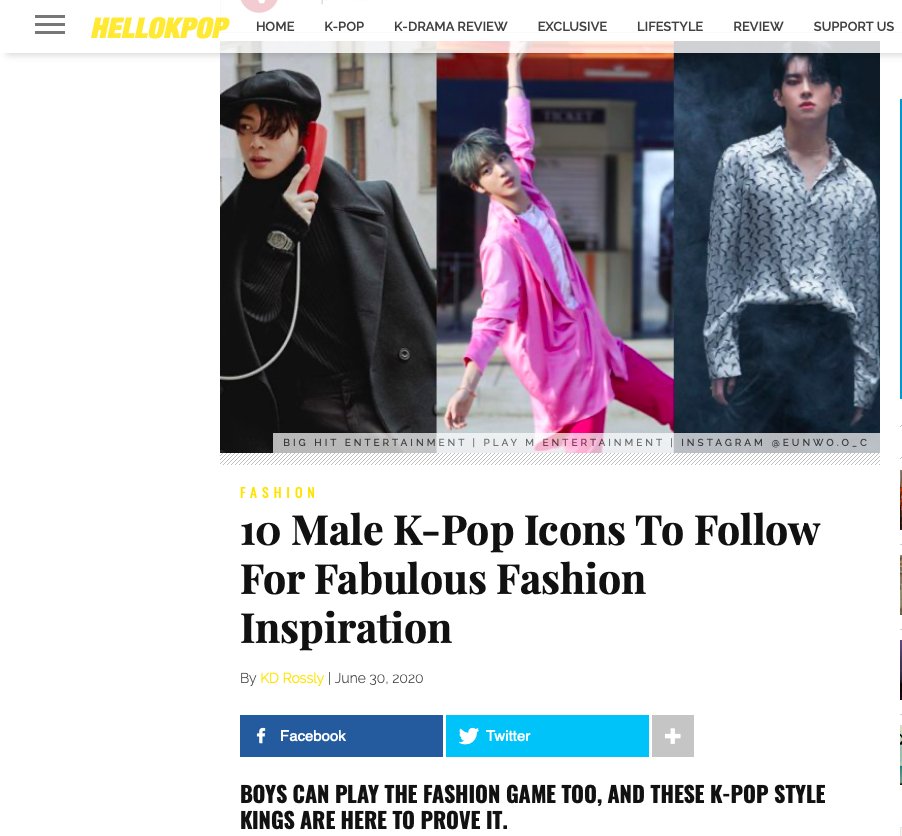 KD_Rossly's tweet photo. Writing fashion features, one of my favorite things ๐
#Hellokpop @BTS_twt #BTSARMY #BTS #Jin #V #Apink #BLACKPINK #ROSE #BLACKPINKROSE #MAMAMOO #ITZY #TWICE #VICTON #CRAVITY #TXT #NCT12 https://t.co/oTRZ0LWbdb
