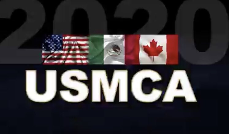 Today #USMCA 🇺🇸🇲🇽🇨🇦goes into effect, updating the legacy #NAFTA Day to celebrate! This #TradeAgreement will continue to build understanding and collaboration in #NorthAmerica
Sigamos trabajando juntos para que los frutos del #AcuerdoComercial lleguen a todos los ciudadanos #TMEC