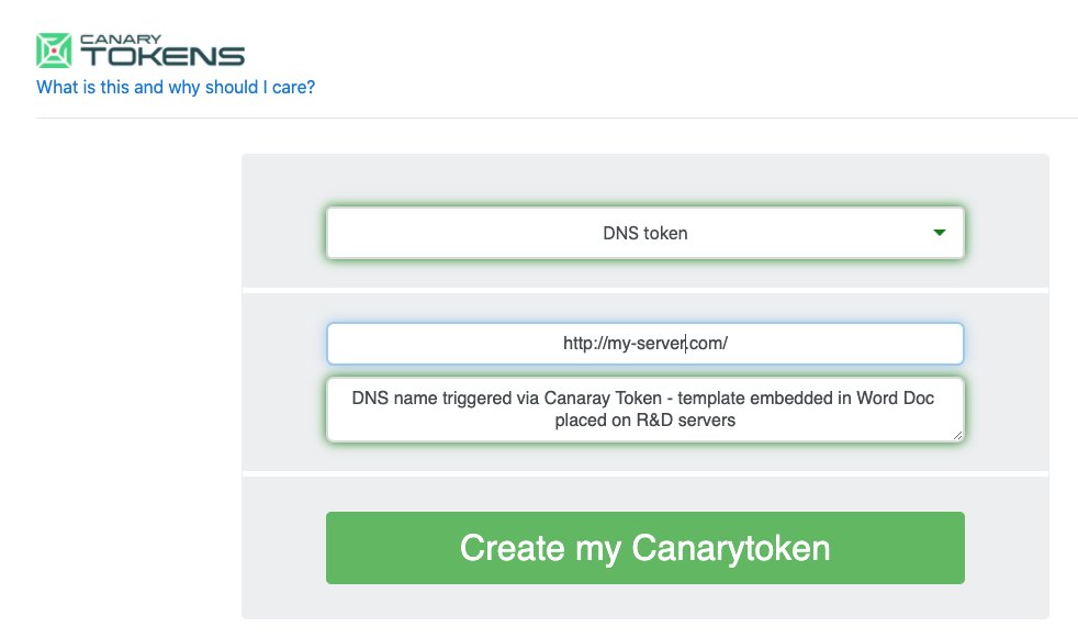 cyb3rops's tweet photo. Canary Tokens

an elegant way to get notifications (email, web hook) when 💩 has hit the fan

Blog
https://t.co/lKtUdNHRwU

Service
https://t.co/vCzVG0O03i https://t.co/5w7mUQTnor
