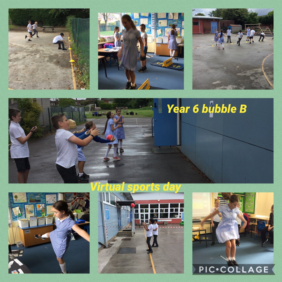 Well Green children had a fantastic virtual sports day! <a href="/TraffordSSP/">Trafford SSP</a> #virtualsportsday #healthyselfies
