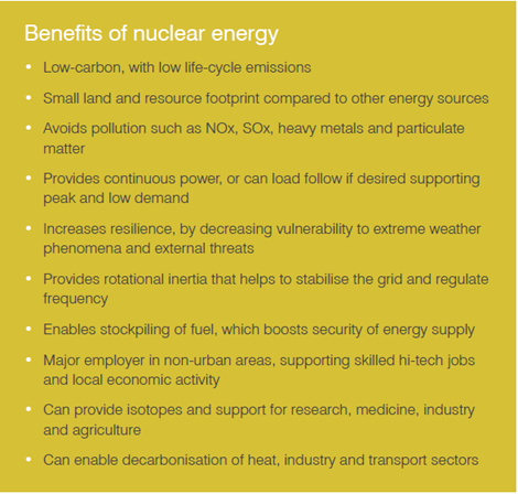 20. Side note – this is my personal list of non-power and economic benefits of nuclear energy refined over the years. The non-power benefits of nuclear energy are real and substantial