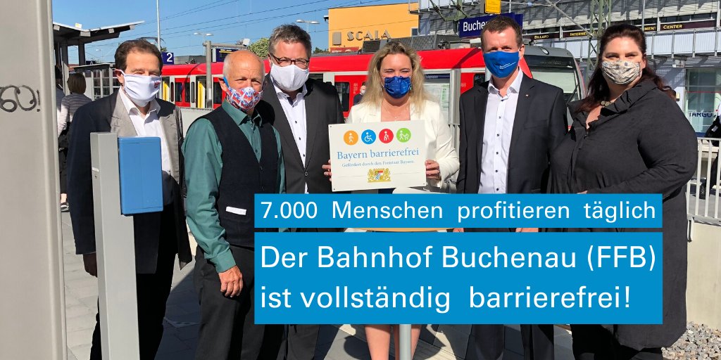 Staatsministerium Fur Wohnen Bau Und Verkehr Bahnhof Buchenau Ffb Vollstandig Barrierefrei Von 17 Mil Eur Baukosten Tragt Der Freistaat Freiwillig 14 Mil Davon Profitieren 7000 Ein Und Aussteiger Pro