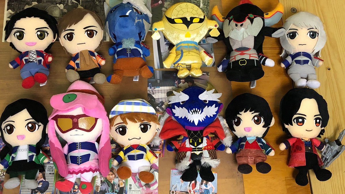 You Suke 悠介 在 Twitter 上 キュウレンジャー 改造 ぬいぐるみ ぬいぐるみ撮影60分一本勝負 そしてついに ラッキー スティンガー ガル バランス チャンプ ナーガ ハミィちゃん ラプターちゃん スパーダ ショウ司令 小太郎くん ツルギの キュウ