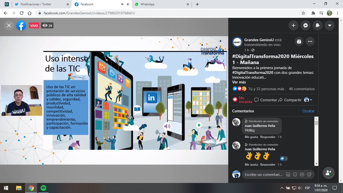 VladimirGutiFer's tweet image. En este momento @Solano  habla sobre ciudades inteligentes en #Digitaltransforma en vivo, aquí: facebook.com/GrandesGeniosU…