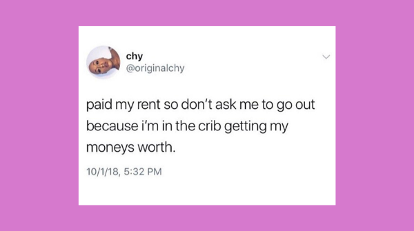 SmartRenterNI's tweet photo. Rent's due 😭😭😂 
Smartrenter tip: if you pay your #rent in cash be sure to get a receipt everytime and keep a copy for your records. They can come in handy later. Get more advice, tips and tricks at https://t.co/GytYNppH0S
#rentingrights #renting #rentingadvice #rentingtips https://t.co/md67U3mfCN