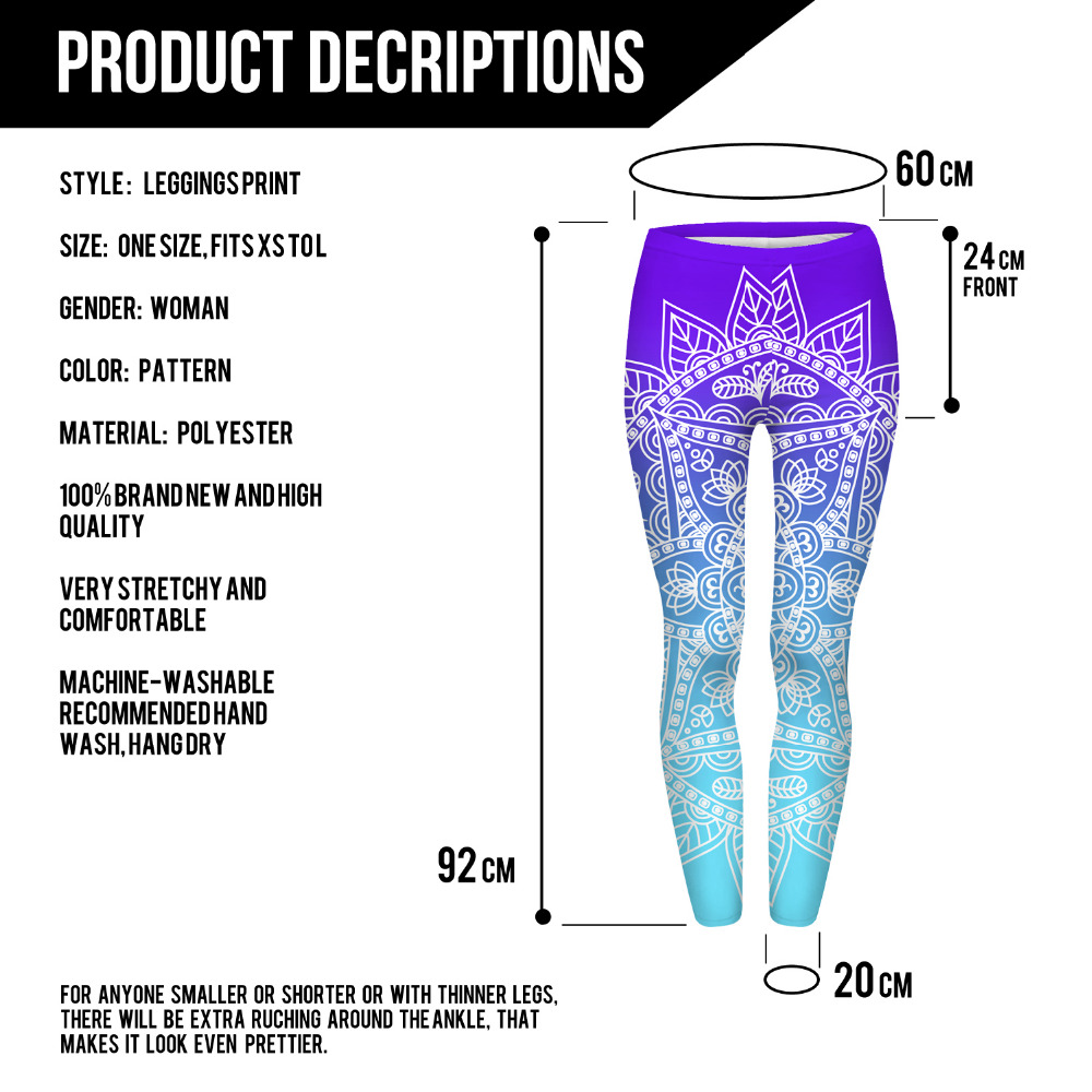 leggingonlines's tweet photo. New (Women Legins Mandala Ombre Blue Printing Legging Fashion Casual High Waist Woman Leggings) ... https://t.co/tskIxtB78r