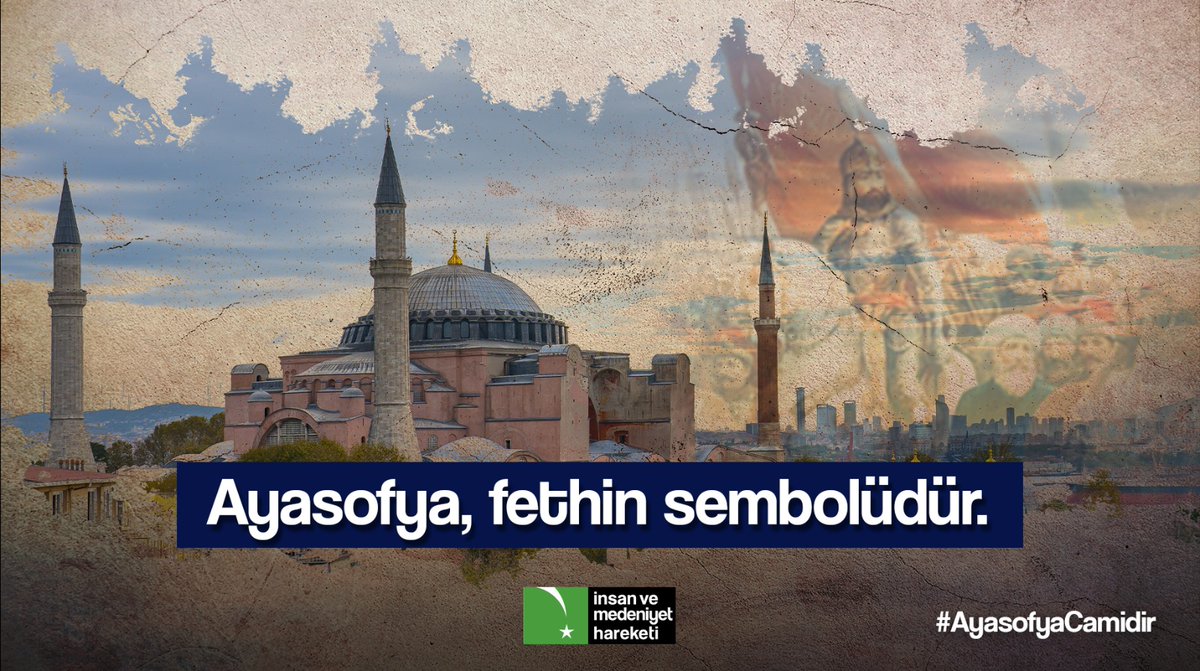 genchareket's tweet photo. Ayasofya fethin sembolüdür.
#AyasofyaCamidir https://t.co/6H0S1oEvLM