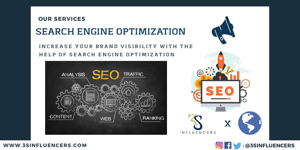 3Sinfluencer's tweet photo. In today’s competitive market, SEO marketing is more important than ever.
Search engines serve millions of users per day looking for answers to their questions or for solutions to their problems

Follow @3Sinfluencer for more information
#SEO #1stJuly #web
https://t.co/fVBPhllBQm https://t.co/s0e6zckiBv