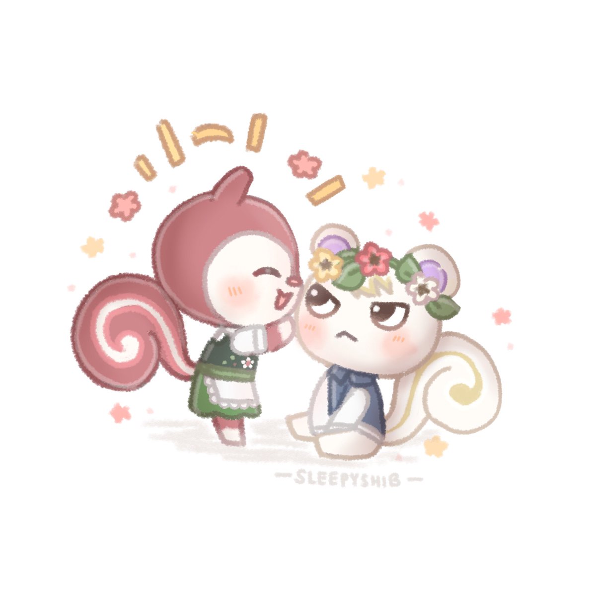 sleepyshib's tweet photo. Marshal and Poppy drawings I've made these days! (+audie at last pic ^o^/)

#AnimalCrossingNewHorizons #どうぶつの森 #동물의숲 https://t.co/nAMJ1maxUU