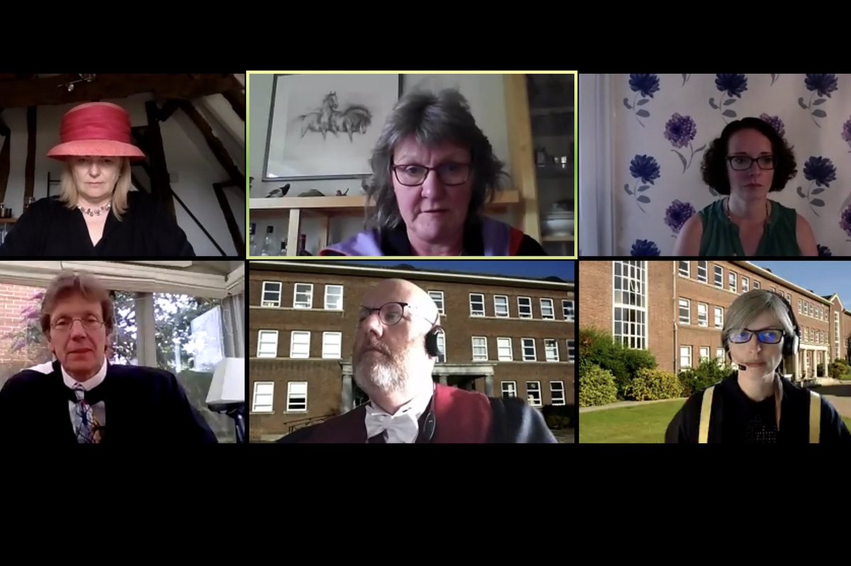 simondocvet's tweet photo. Lovely to have the opportunity to share in the @CamVetSchool virtual #graduation ceremony this afternoon! Many congratulations #BAVetMB #ClassOf2020 from everyone at @BritishVets ๐ #TeamVet #OneVeterinaryCommunity ๐ #EvenPutATieOn ๐ https://t.co/NsCwKniK9S