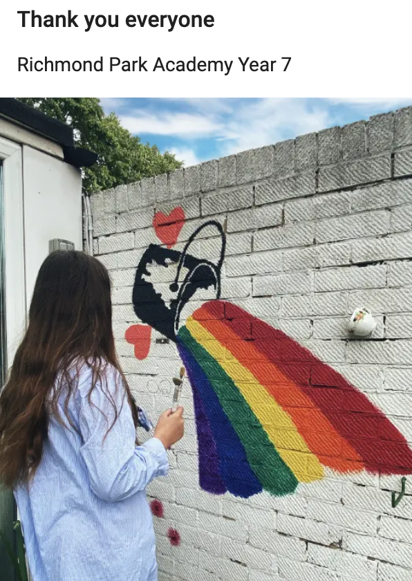 Shout out to <a href="/richmondparkac/">RichmondParkAcademy</a> #FestivalOfRemarkableLives  #OneAET