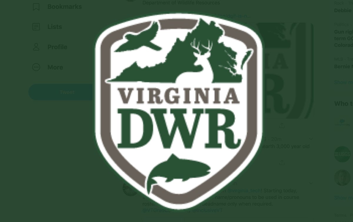 Virginia Tech Cnre On Twitter Effective Today The Virginia Department Of Game And Inland Fisheries Has Been Renamed As The Virginia Department Of Wildlife Resources Virginiadwr Read More Https T Co I1jquy0c5u Https T Co C1w6bbw8o0