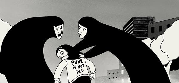 TheCinesthetic's tweet photo. Persepolis (2007) dir. Vincent Paronnaud, Marjane Satrapi
 https://t.co/eMK4xqLfnK