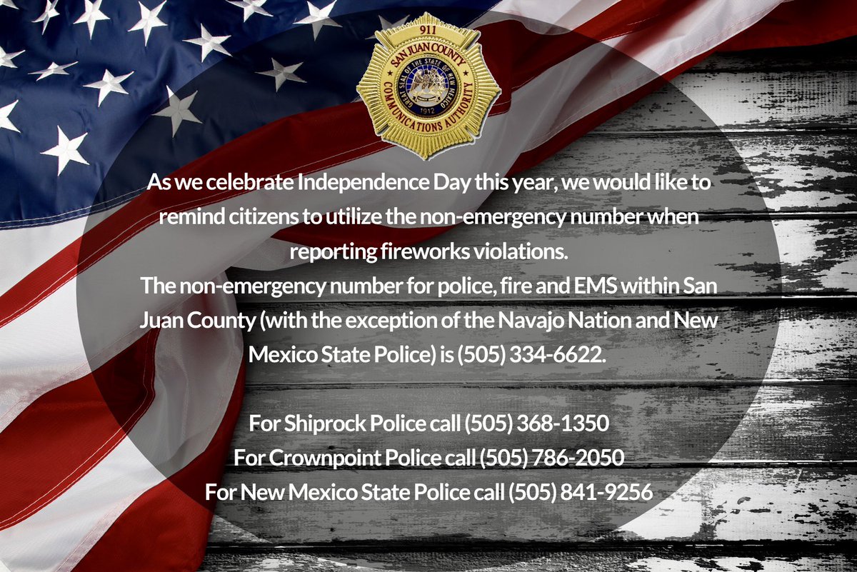 In addition, we would also like to remind citizens to familiarize themselves with their local fireworks rules and restrictions to ensure we celebrate this momentous holiday legally and safely.