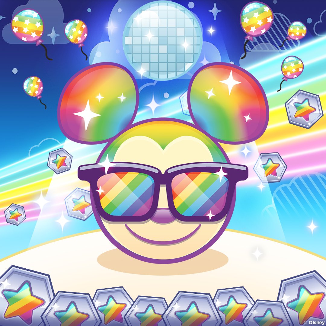 🌈 Party all month long with Rainbow Mickey! 🌈 July 14 marks