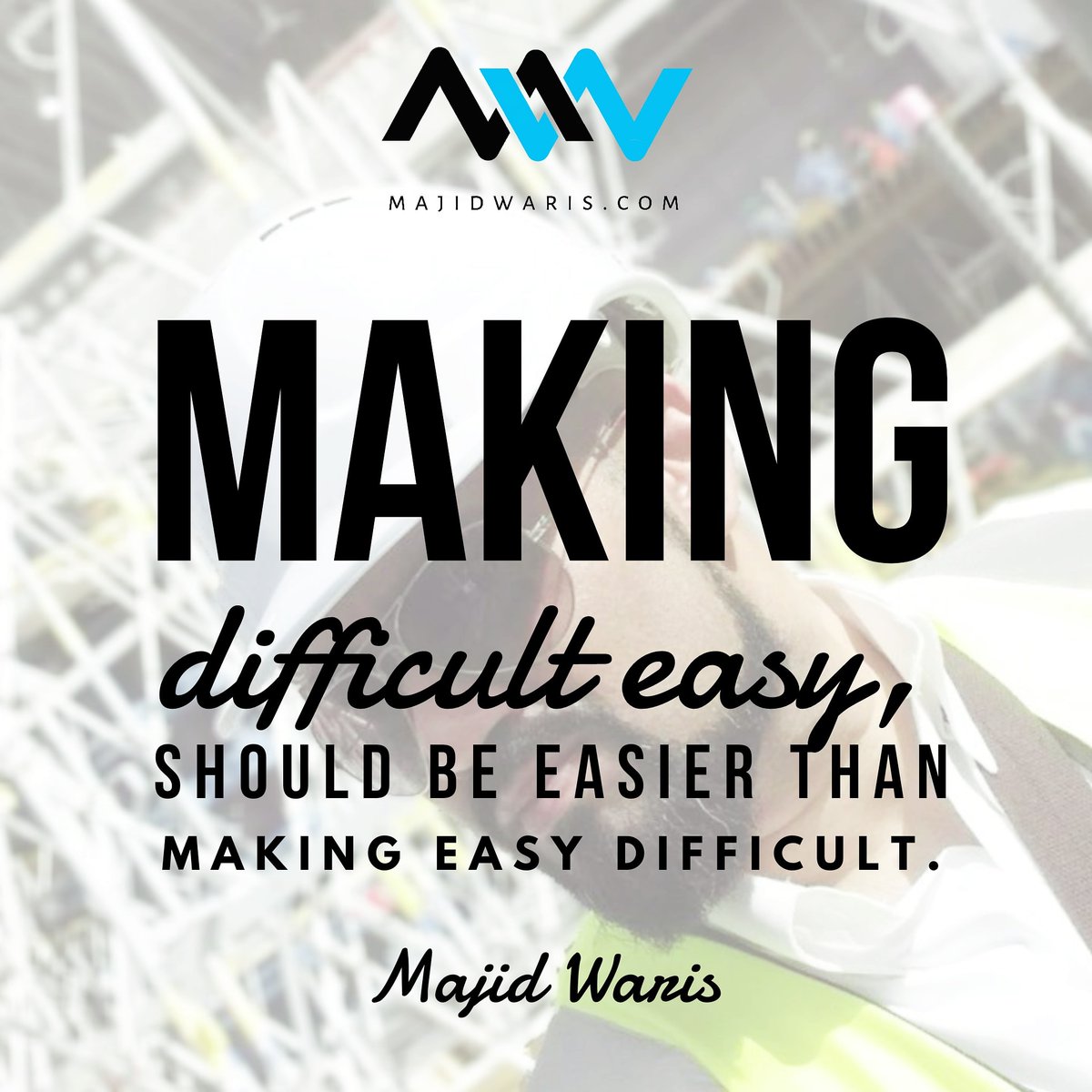 MajidWaris's tweet photo. MAKING DIFFICULT EASY, SHOULD BE EASIER THAN MAKING EASY DIFFICULT. 

You'd think so, right?

Except, some people have a way of finding problems for every solution! 🤦🏻‍♂️

#people #productivity #leadership https://t.co/frw0jfRE8r