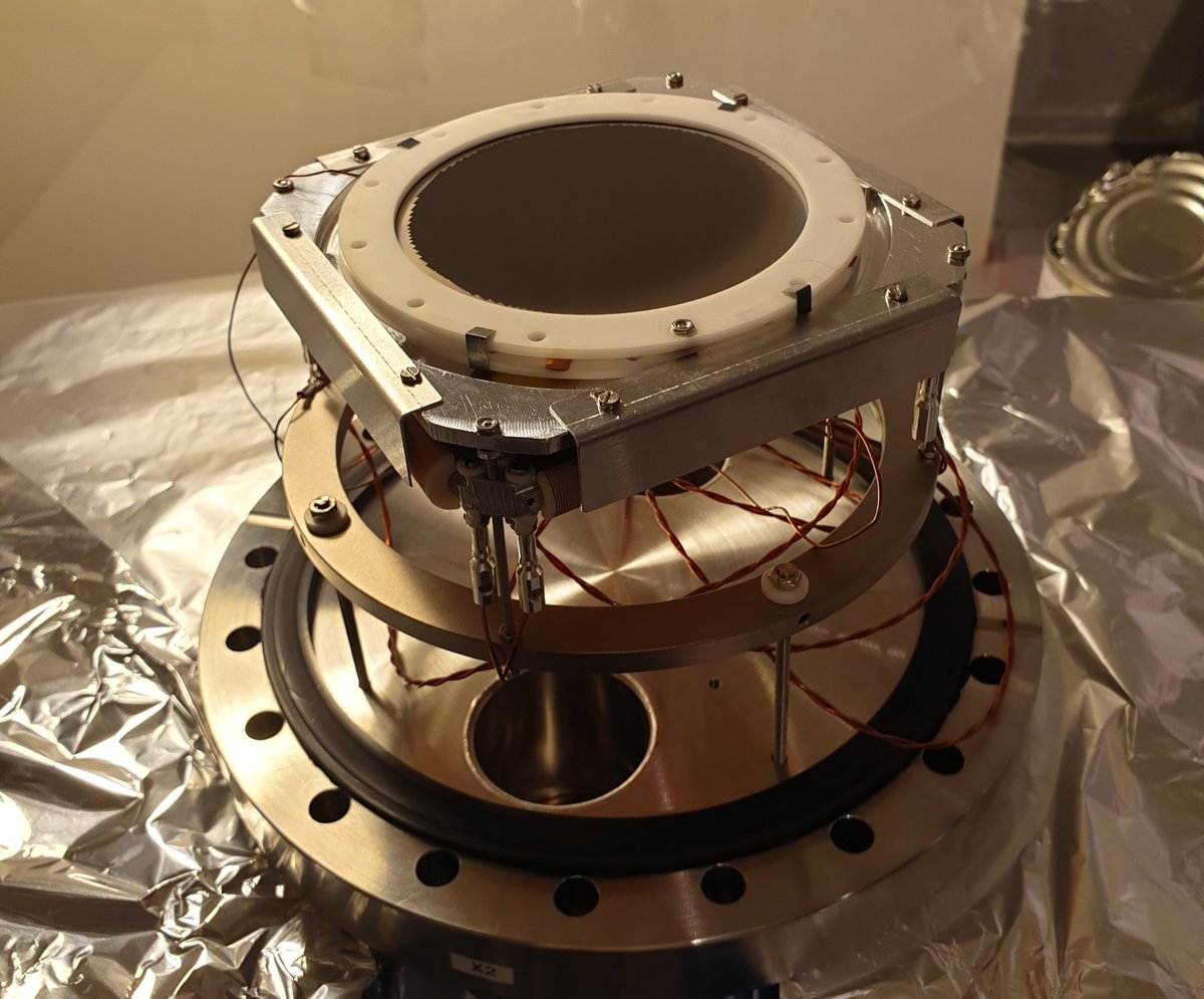 Each dot is an individual atom, whose 3D position was reconstructed using a so-called microchannel plate detector (MCP, see ). Let's see how this works. (4/n)