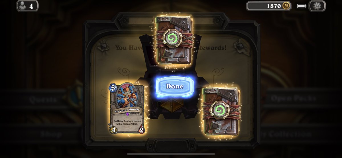 Medina_HST's tweet photo. #ShowMeYourChest #1600Dust #Hearthstone 🎉 https://t.co/6Ny2hOwkzY