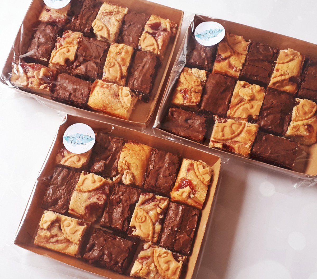 Got some spare brownie/blondie bites up for grabs at a discounted price of £8 a box. Message me if you'd like a box - collection WR3 #WorcestershireHour #malvernhillshour #worcestercakes