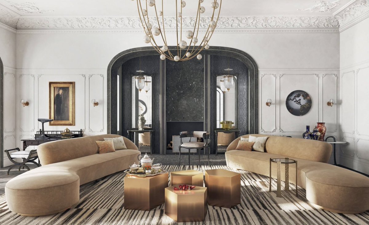 When you see an interior and mentally move into the house after a few seconds - this beautiful project by <a href="/JanineStudio/">Janine Stone & Co.</a> is the perfect blend of traditional and contemporary design. Beautiful! #interiordesign #luxuryhome #luxuryresidential #livingroom #drawingroom #luxurydecor