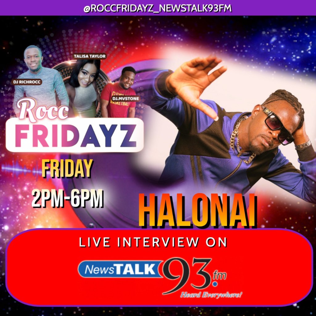 Halonai5's tweet photo. This Friday check out my interview on Newstalk93FM Jamaica.

#waynedreadski #carissab2019 #buju_banton #choicefm #iamtalisataylor #seanbremix #yungmela #dondollarentertainment #bbc1xtra #djrichroc #djstone @thehydal eako_fire_spaniard #geme #bloggers #thadboggie https://t.co/kYlgaSRa8G