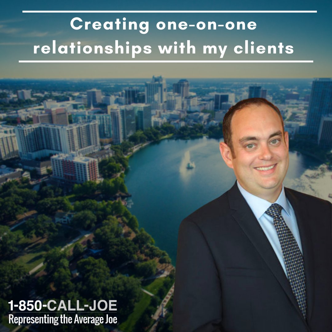 850calljoe's tweet photo. My mission is to create one-on-one relationships with my clients—this is often neglected in the legal world and it’s not fair to the people who need help the most. 

#850calljoe #averagejoe #JoeKnape #CallJoeLawFirm #divorcelawyer #criminallawyer #personalinjurylawyer https://t.co/Ms0c9PMqhg