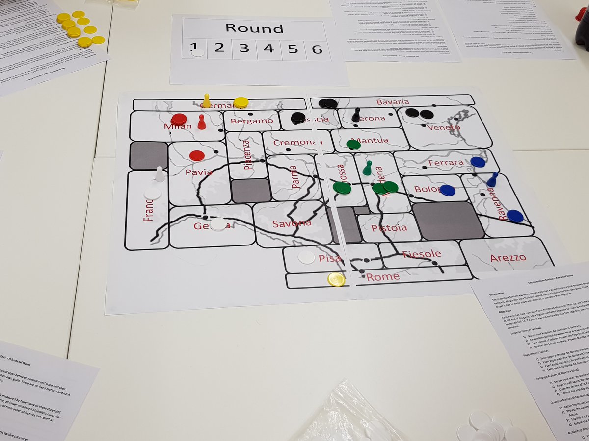 9  #MAMG20 - To present this nuance, we need a different approach to goals. I’ve done this with the advanced version of my Investiture Contest game. Each player has their own sequential objectives to complete. Initially most of these are compatible with those of other players.