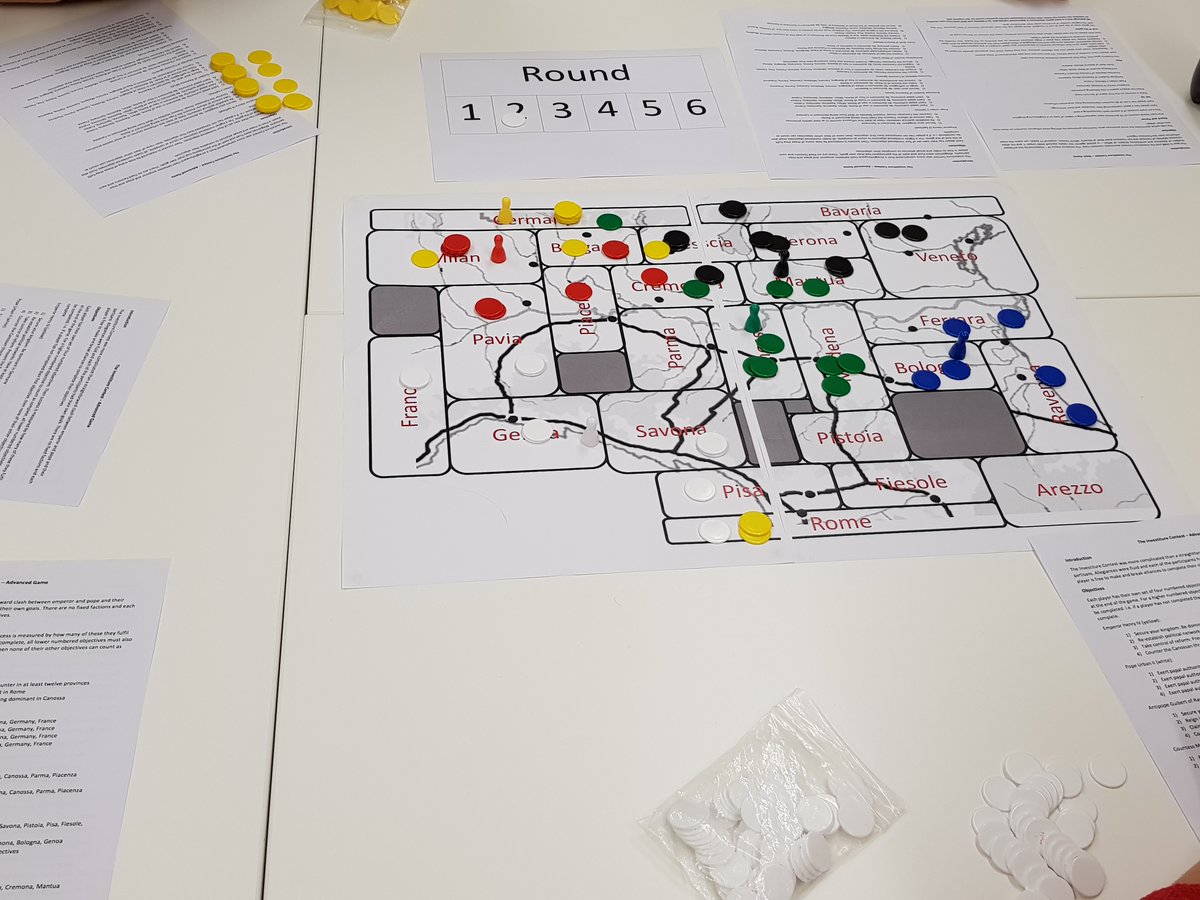 10  #MAMG20 - But players get drawn into conflict with each other over the course of game as their objectives become more tangled. Initial allies may become rivals as the game progresses. Ultimately, the goal is to complete as many objectives as possible.