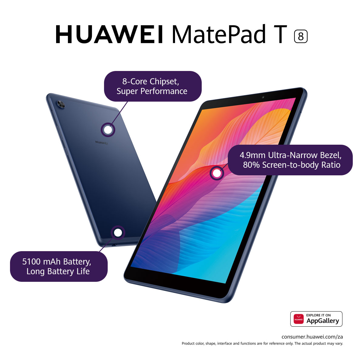 HuaweiZA's tweet photo. You know you want a super-fast, ultra-stylish #HuaweiMatePadT8 to take your entertainment viewing to the next level. 

Get one: https://t.co/K8nFYuOTTk. 

#HuaweiWinterSale https://t.co/7EbMRNbYOM
