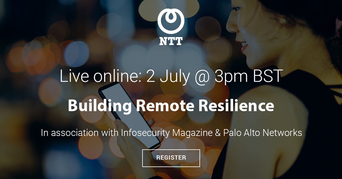 nttdata_inc's tweet photo. At 3PM BST tomorrow our #intelligentcybersecurity expert Rory Duncan, @JasonGeorgi, Palo Alto Networks and Kevin Fielder @clubciso, discuss why a #securebydesign approach helps build resilience now and in the future.
Join the webinar: https://t.co/8El76cEwCu https://t.co/V6SlQKEUTD