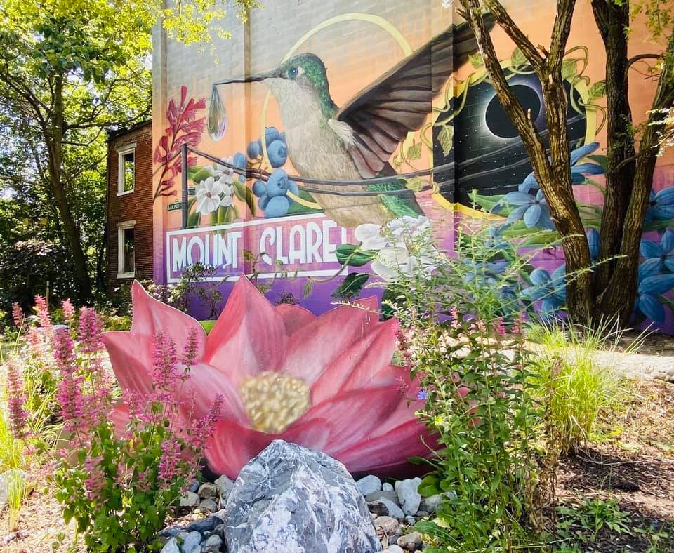 SWP_Baltimore's tweet photo. Look at this amazing new mural at the corner of Pratt and Gilmor Street in #SoWeBo! We were thrilled to grant the members of the #MountClare community the help and funds they needed to make this happen. #BuildingCommunityTogether https://t.co/JPy7TFi81l
