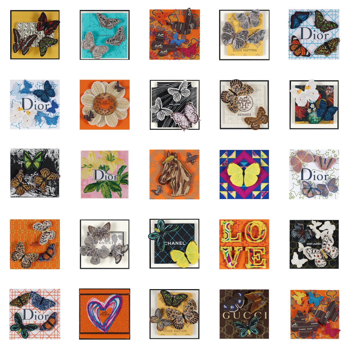 The biggest release yet (but also the smallest) is here... Meet the Petites! These 5x5” pieces come in a 2” thick acrylic frame with similar embroidery processes as the full size pieces.

bit.ly/stephenwilsonl…