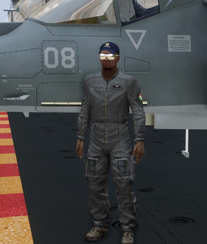 EversSalvo's tweet photo. #GrupaerV #NavalPilot #Arma3 #Eversmann Wolf01 #Cavour #AV8B #Selfie https://t.co/CBVs5iuVm9