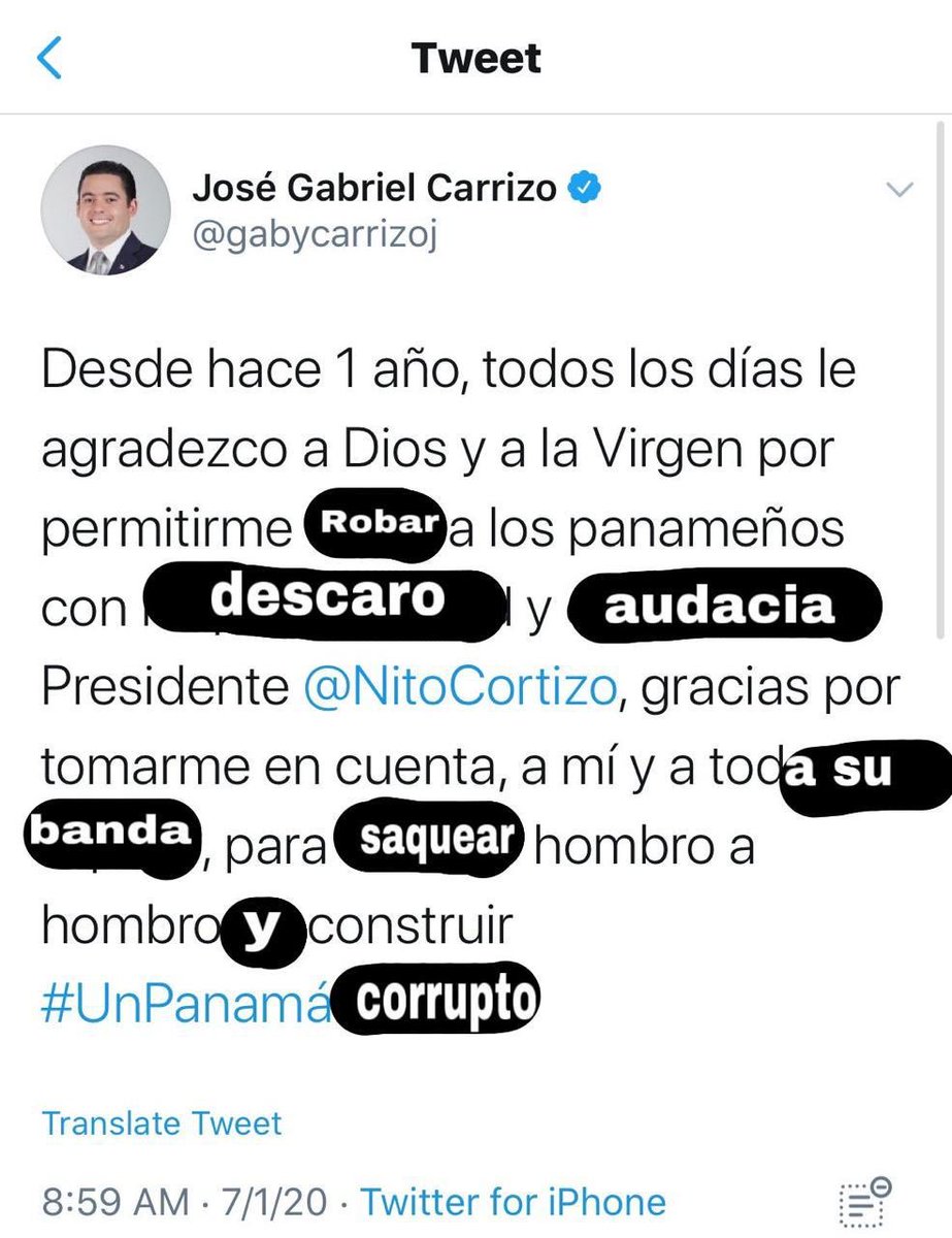 Uf!, menos mal que hubo la aclaración!, ahora sí!!. Gracias por la muy válida y oportuna rectificación!... #caradura #fueralasratas #bastaya #gabyrenuncia