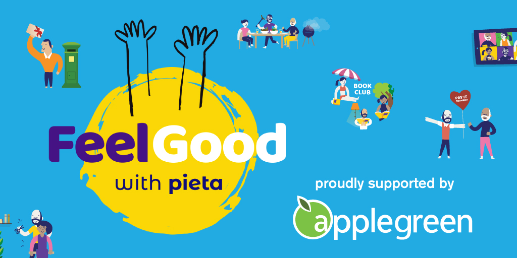 goapplegreen's tweet photo. FeelGood week with Applegreen and Pieta is starting tomorrow and will run up until Monday the 6th of July. You can get involved too and spread that FeelGood feeling by donating at the till at your local Applegreen store.
#FindThatFeeling #PowerOfCommunity https://t.co/5brthuuYb6
