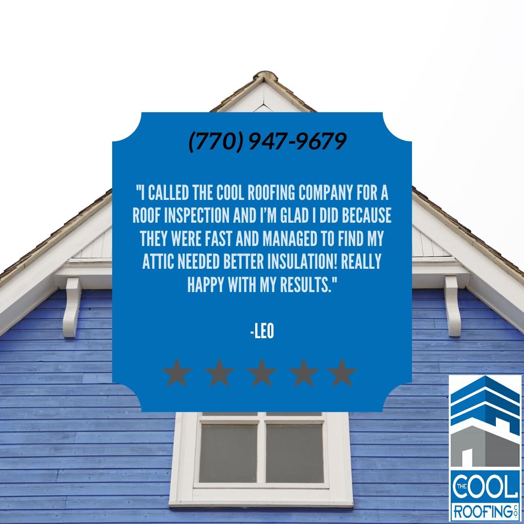thecoolroofing's tweet photo. Check out one of our most recent reviews! 👈

Thank you, Leo, for the great review and the opportunity to assist with your roof inspection! 🙂

Want a similar experience? Give us a call at (770) 947-9679 to schedule your roof inspection! ☎️ 

#TheCoolRoofingCompany #Roofers #... https://t.co/avIUwqTVBx