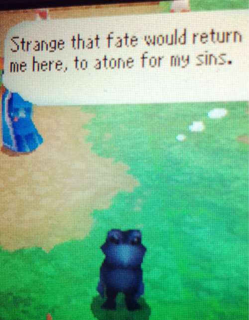 FFIV is very dramatic. FFIV lets you see the main character's thoughts if you press the menu button. In FFIV you can be afflicted with the Frog or Pig status effects. The result: