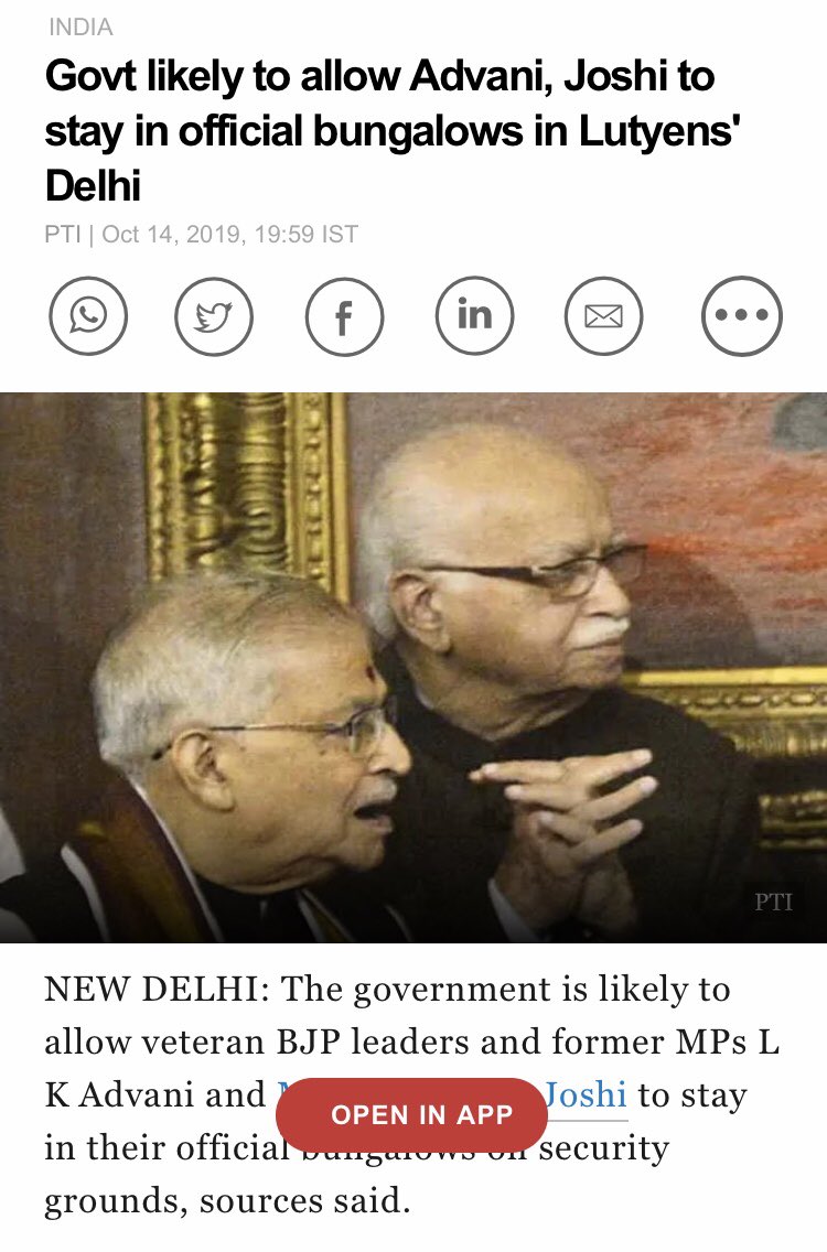 NayakRagini's tweet photo. सुरक्षा के कारण आडवाणी जी और जोशी जी को ‘Lutyens’Delhi’ के बंगले में रहने दिया जा सकता है लेकिन आतंकी हमले में वीरगति को प्राप्त हुए भारत के पूर्व PM की बेटी #PriyankaGandhi को नहीं !
करोना प्रकोप और चीन के हमले के बीच भी मोदी जी की सारी दबंगई व्यक्तिगत प्रतिशोध तक ही सिमट गयी 😡 https://t.co/UDXlMsLRNT