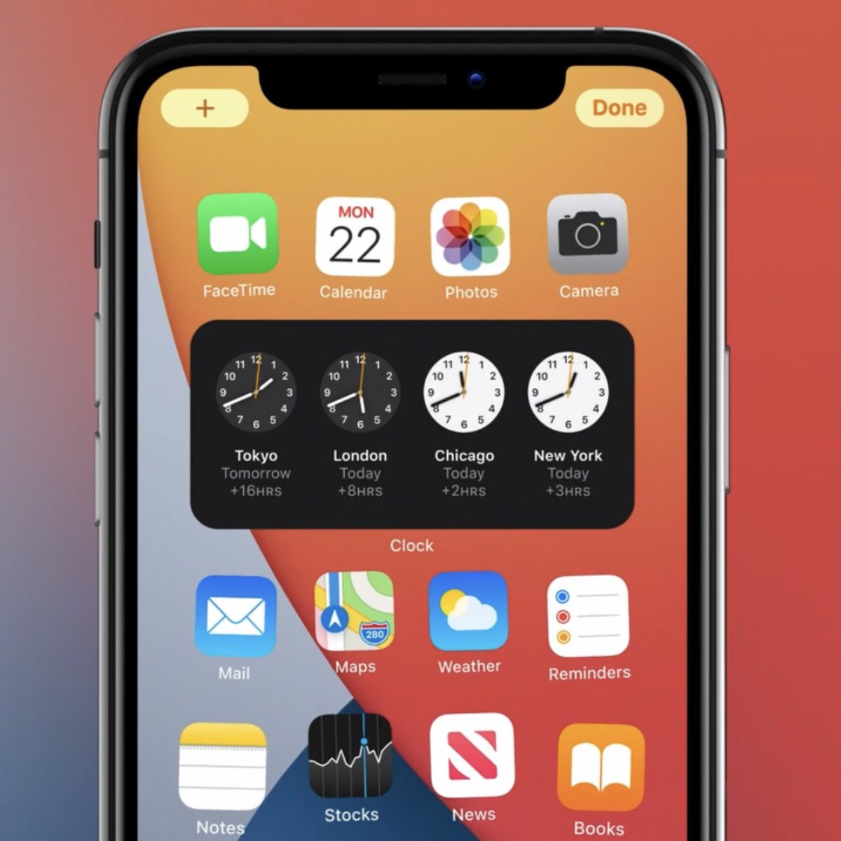 AR72014's tweet image. #iOS14beta2 

(I think) the clock widget arrive in the next beta