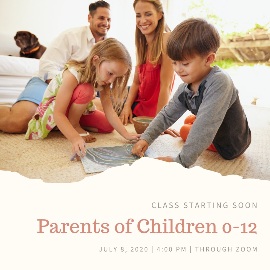 New Parenting Class starting next week! Register online at ParentsbyChoice.net or call us at (209) 478-4554 ext 1005