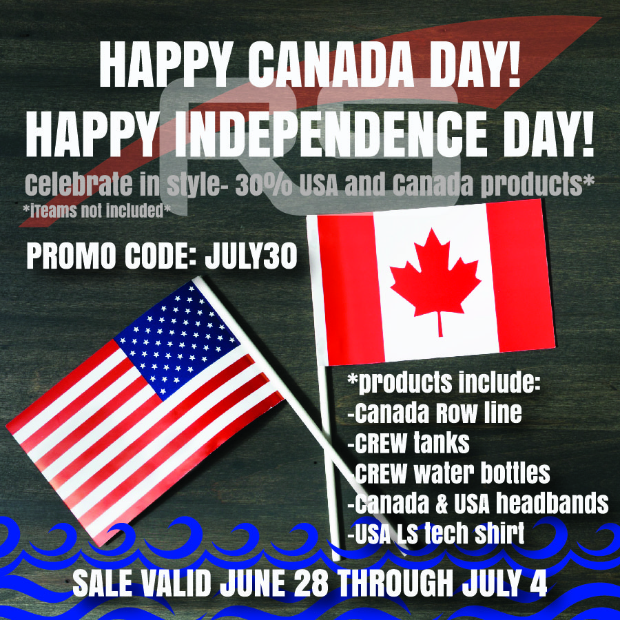 RegattaSport1's tweet photo. Happy Canada Day &amp; Independence Day - 30% off select RS products! - https://t.co/QIZgnZUtX0 https://t.co/Fl7dFk3ii0