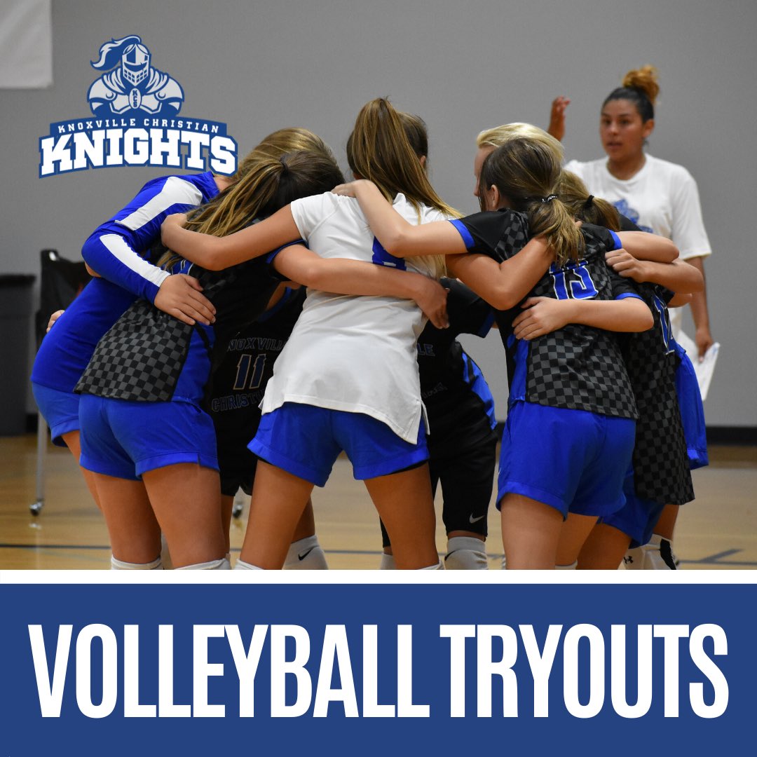 KCSSports's tweet photo. Middle school and high school volleyball tryouts have been moved to July 8th and 9th from 3-5 pm! There will be another open gym this upcoming Monday from 1-3 pm in the High School Gym. #KCSKnights #KnightsVolleyball https://t.co/ui3Wpe7zlM