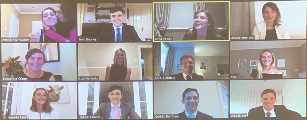 Martin_Larkin's tweet photo. Delighted with how the #virtualgraduation went for the #GFS1820 trainees earlier today @FlyingStartNews, a production team of @MelissaHSteele & @KavanaghClodagh made it very easy! https://t.co/rQHxbJ3Mwp